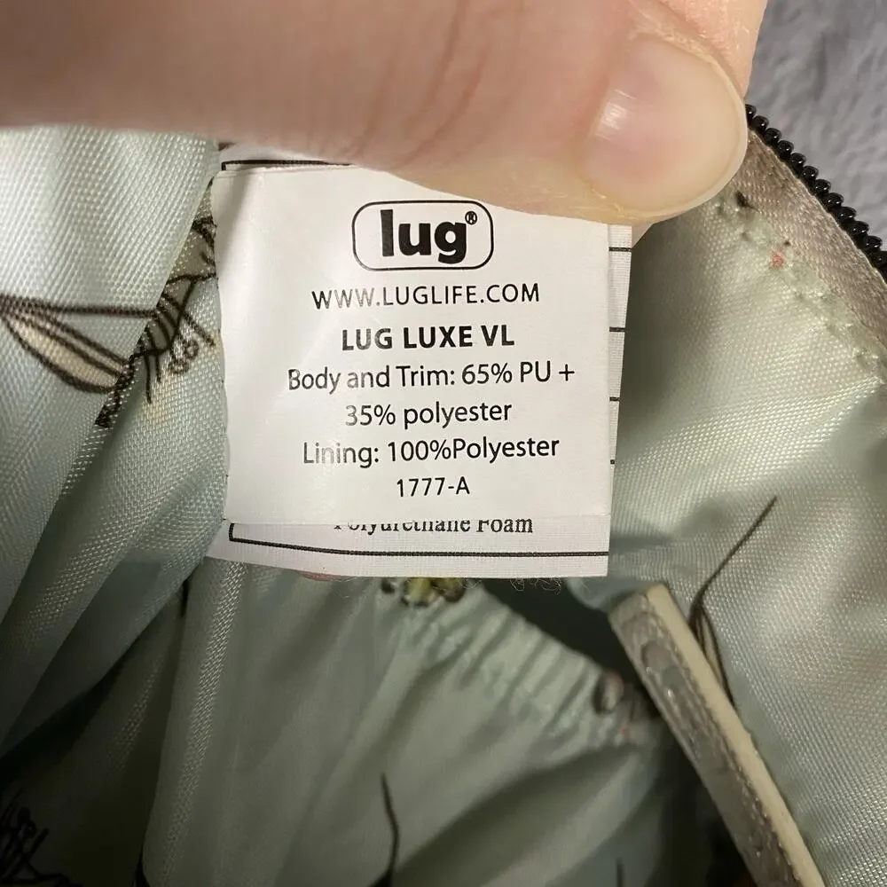 Lug Alto Matte Luxe Bag Purse Pebble IcePop Travel Carry On Handbag Tote Ivory